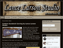Tablet Screenshot of lancelarsonstudio.com